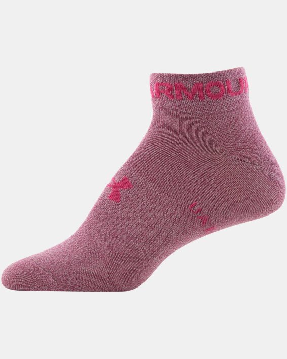 Women's UA Essential Low Cut Socks - 6-Pack, Pink, pdpMainDesktop image number 13